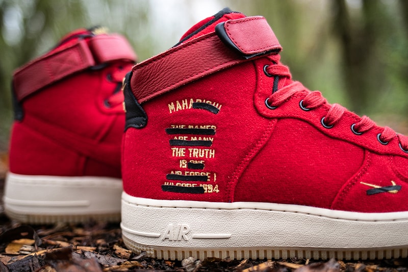 maharishi x Nike Air Force 1 Bowfin Collab First Closer Look Collaboration Collaborations Collections Sneakers Kicks Shoes Trainers Footwear Cop Purchase Buy Available Coming Soon 