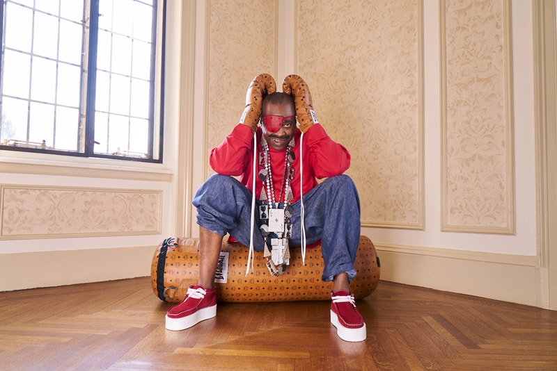 Nordstrom x MCM POP-IN Wilson basketballs football Everlast boxing gloves punching bags monogram cognac visetos slick rick champion