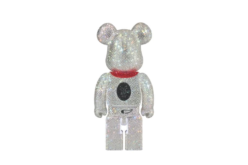 Medicom Peanuts Crystal Snoopy Bearbrick Info crystals Swarovski Japan Medicom Toy 