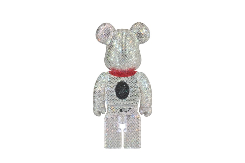 Medicom Peanuts Crystal Snoopy Bearbrick Info crystals Swarovski Japan Medicom Toy 