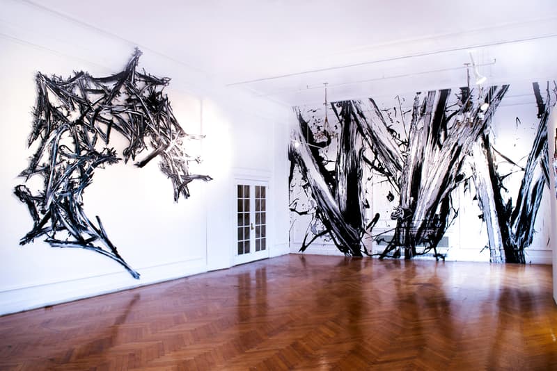meguru yamaguchi the center gives way exhibition andrew freedman home artworks sculptures paintings artists