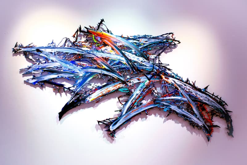 meguru yamaguchi the center gives way exhibition andrew freedman home artworks sculptures paintings artists