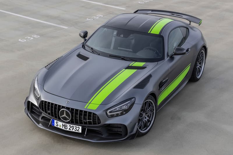 Mercedes Benz AMG GT R Pro Unveil Grey Green 2018 LA Auto Show GT Coupe Roadster