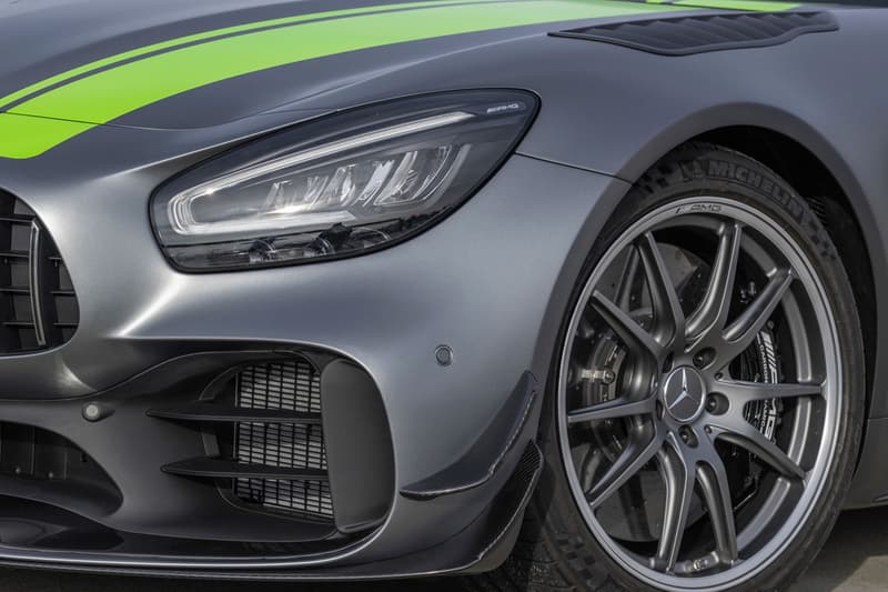 Mercedes Benz AMG GT R Pro Unveil Grey Green 2018 LA Auto Show GT Coupe Roadster