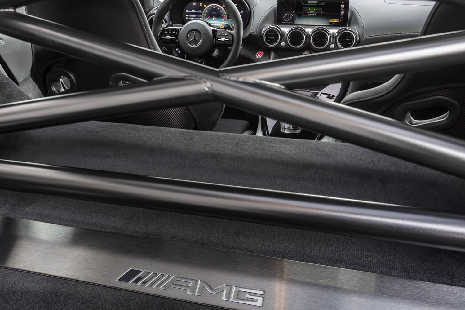 Mercedes Benz AMG GT R Pro Unveil Grey Green 2018 LA Auto Show GT Coupe Roadster