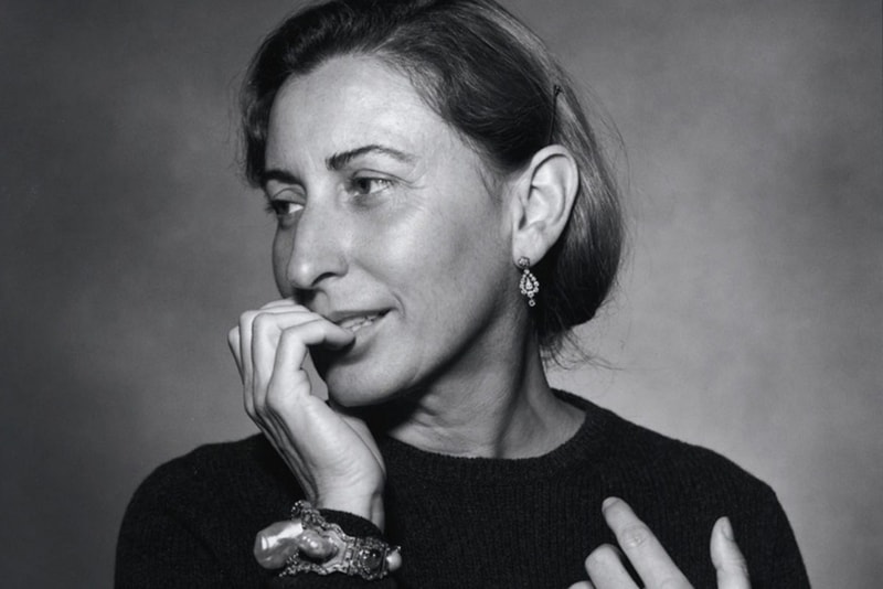 Miuccia Prada british fashion council outstanding achievement award 2018 awards