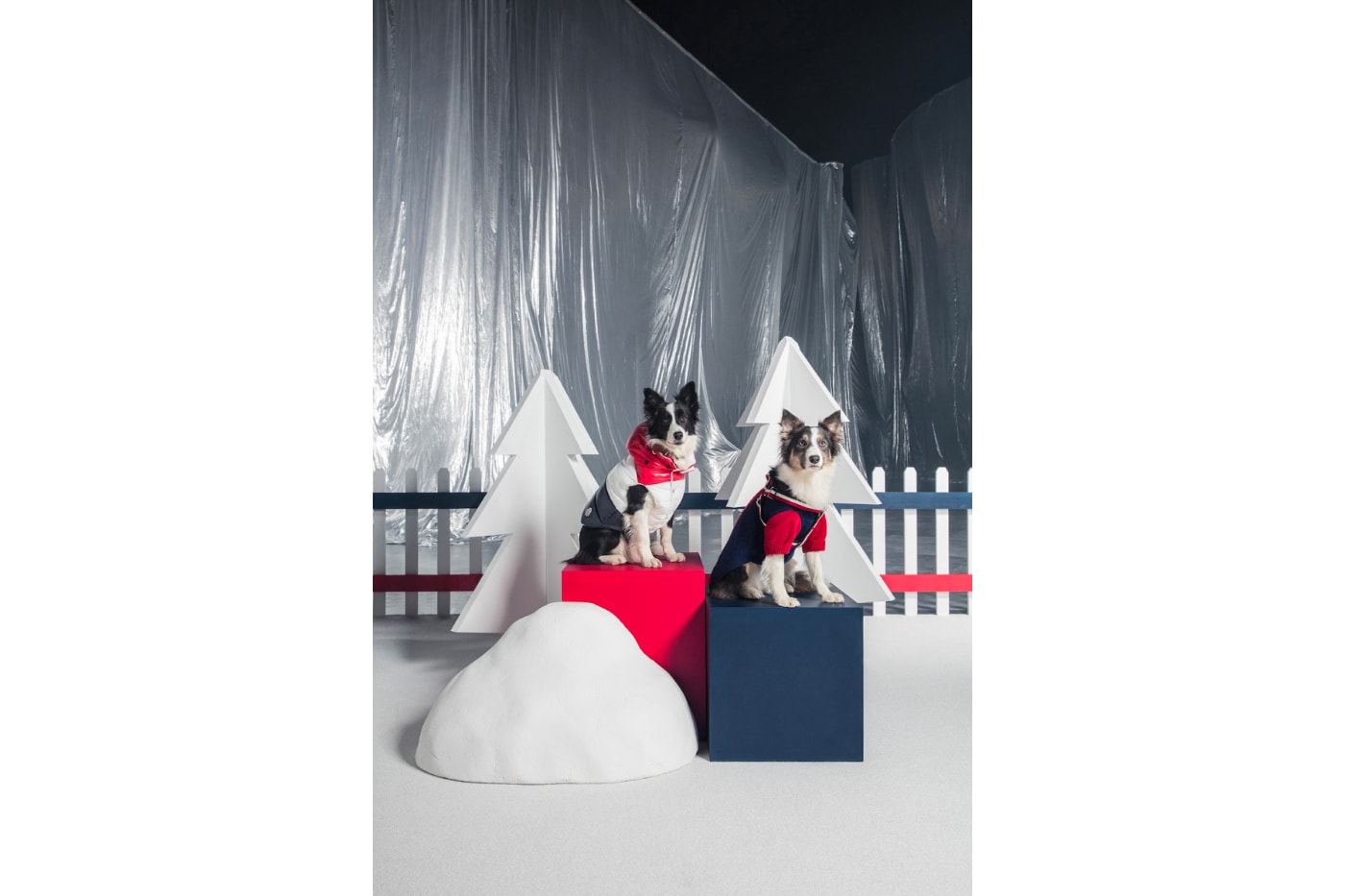 Moncler x Poldo Dog Couture FW18 Collection lookbook christmas 