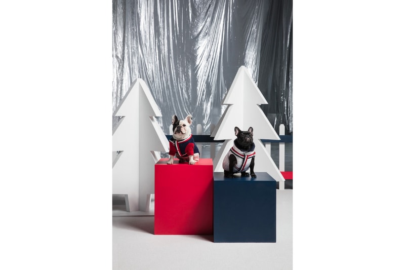 Moncler x Poldo Dog Couture FW18 Collection lookbook christmas 