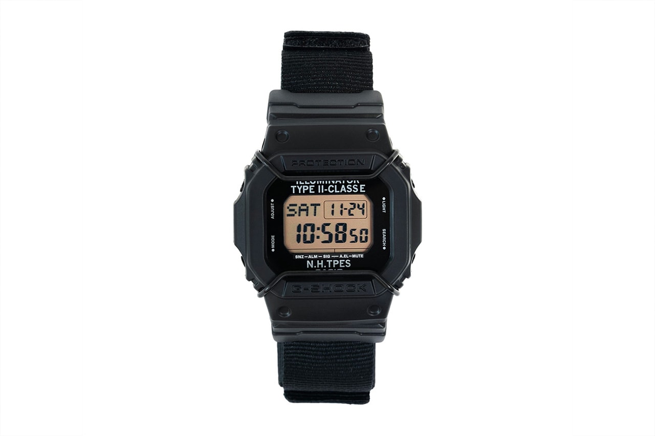 N.HOOLYWOOD x Casio G-SHOCK DW-D5600 watch limited edition black price date purchase online november 2018