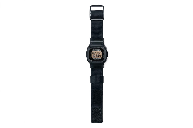 N.HOOLYWOOD x Casio G-SHOCK DW-D5600 watch limited edition black price date purchase online november 2018