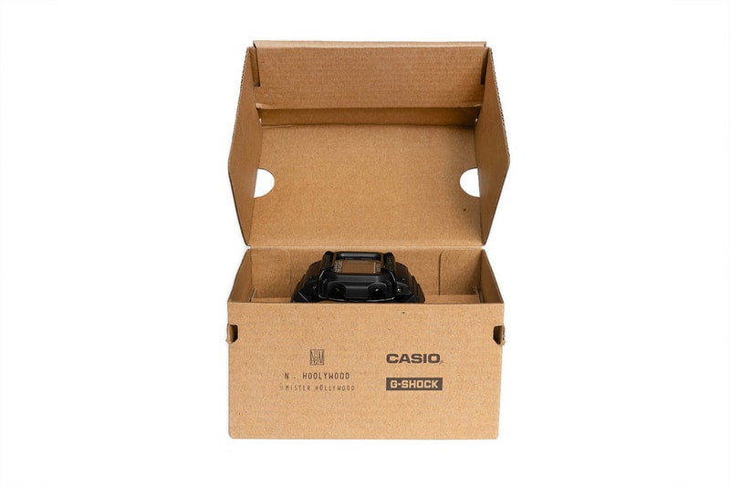 N.HOOLYWOOD x Casio G-SHOCK DW-D5600 watch limited edition black price date purchase online november 2018