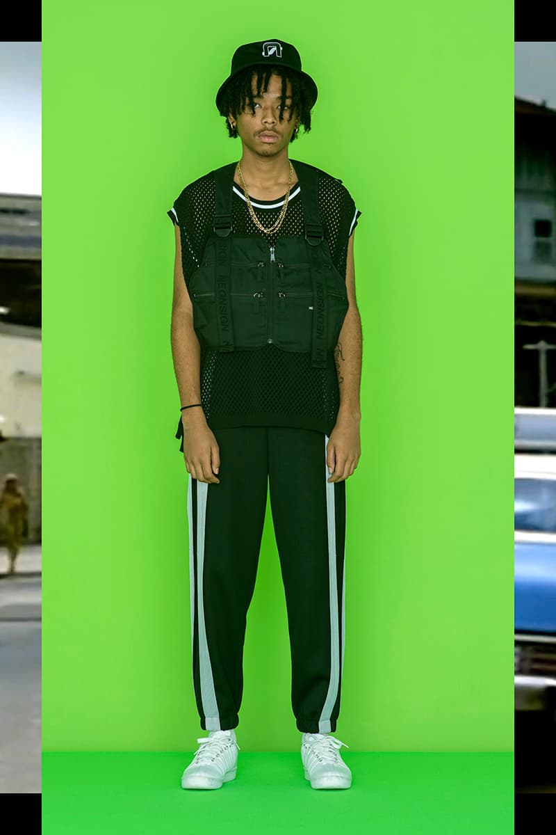 Neon Sign Spring Summer Lookbook fashion japan style hypebeast tokyo sportswear athletics sports baggy