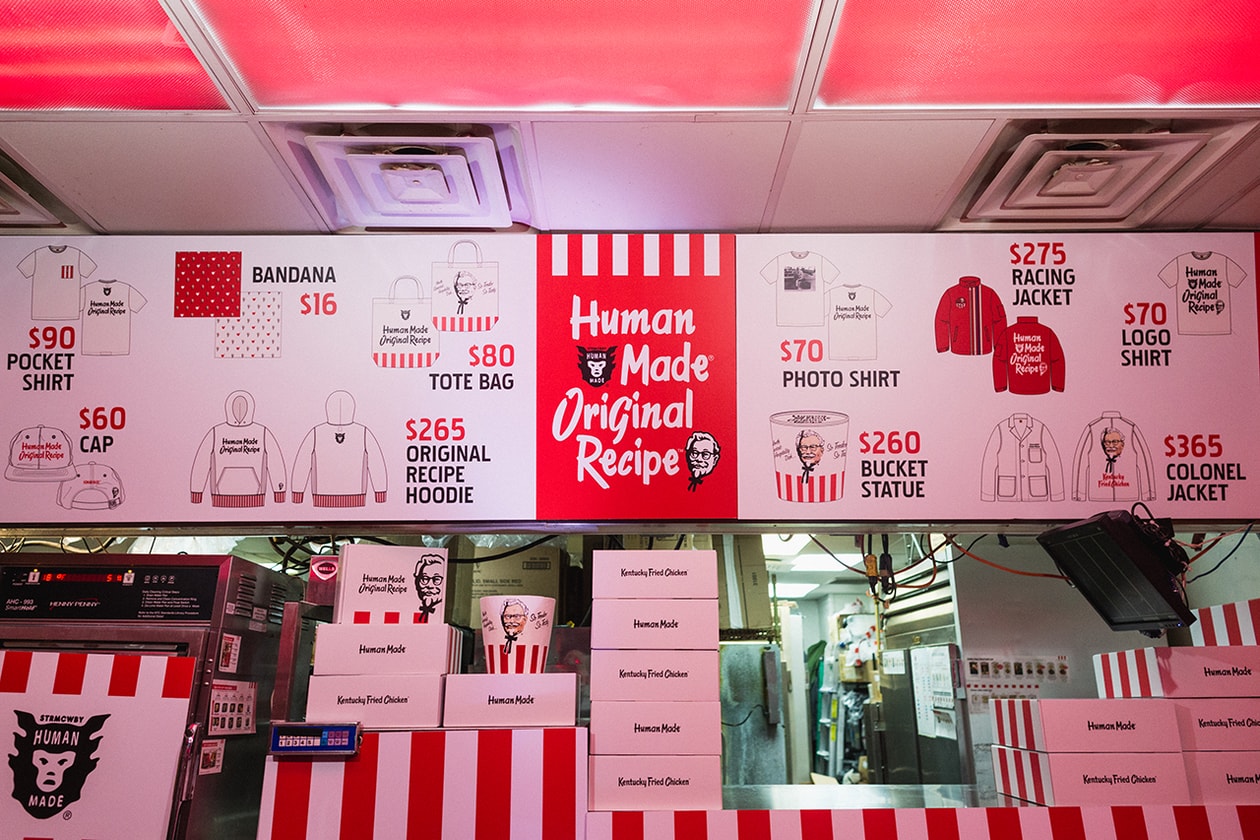 Nigo's HUMAN MADE x KFC Pop-Up Recap