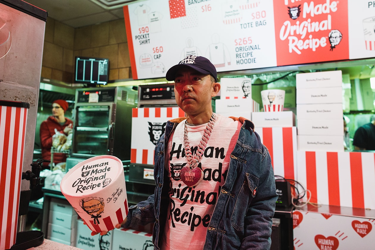 Nigo's HUMAN MADE x KFC Pop-Up Recap
