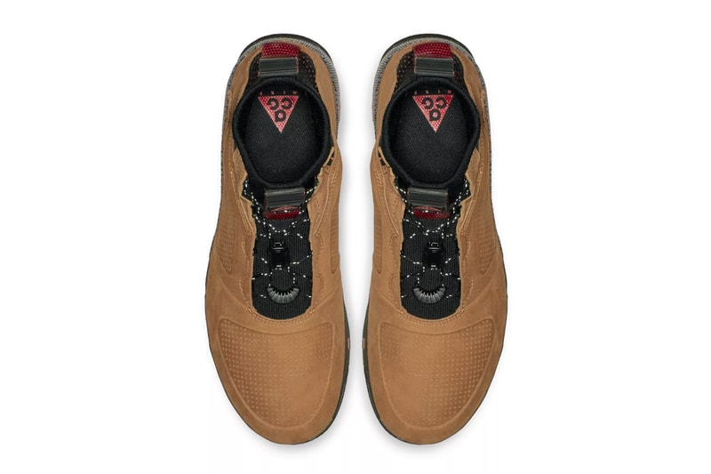 Nike ACG Ruckel Ridge "British Tan" Release Date info price boot tan colorway habanero red sneaker 