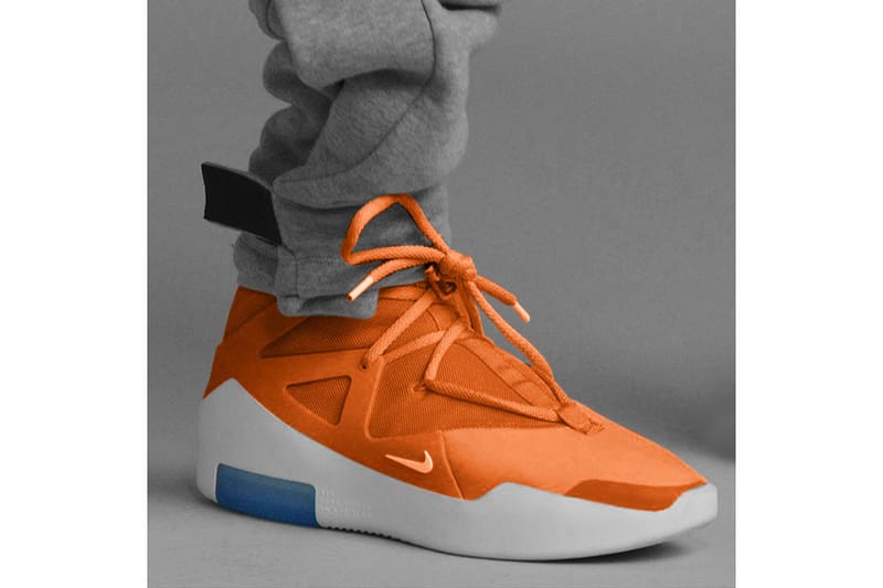 orange fear of god nike