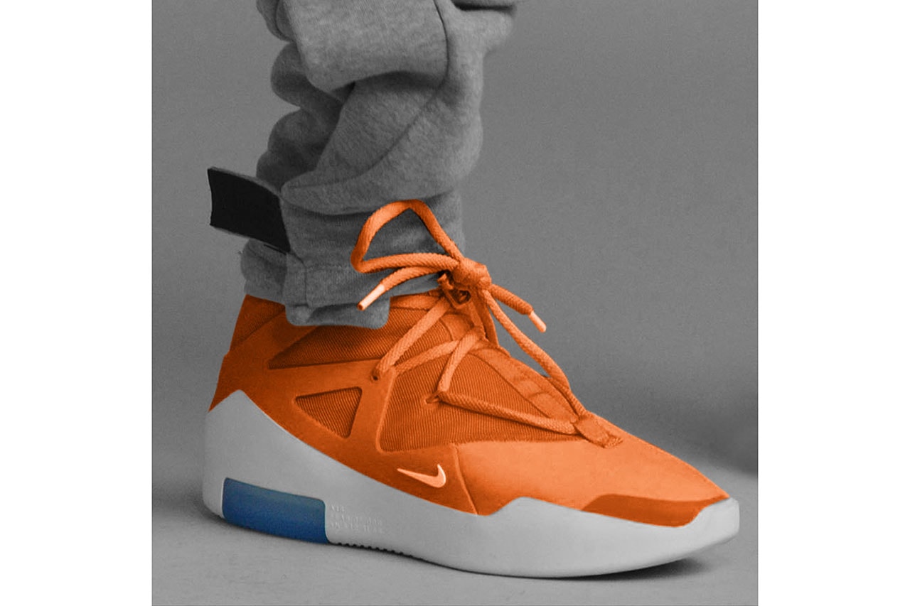 Nike Air Fear of God 1 SS19 Colorways Reveal Orange Pulse Sail Black Frosted Spruce Jerry Lorenzo Rumor Info Date Release