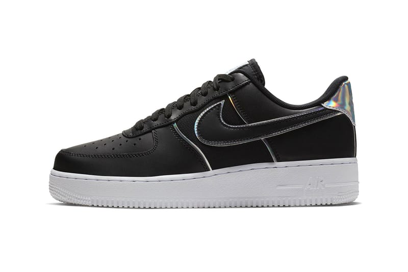 nike air force 1 iridescent black