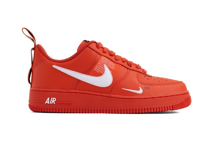 Nike Air Force 1 07 LV8 Utility Gets Dipped in "Team Orange"