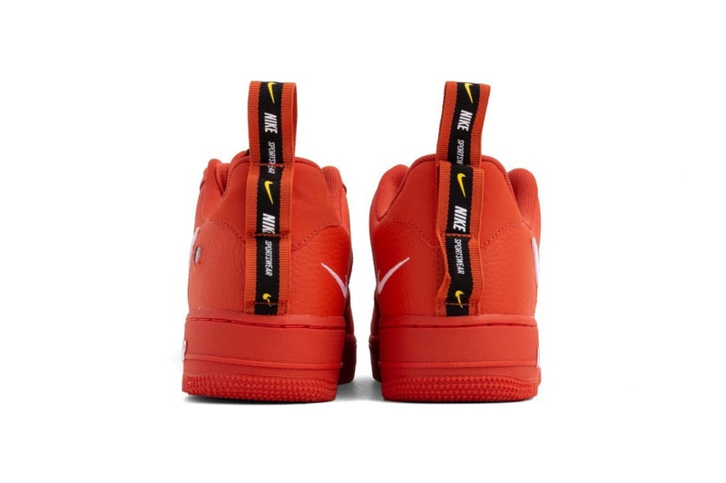Nike Air Force 1 07 LV8 Utility Orange/White release date 