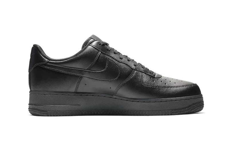 Nike Air Force 1 Flyleather Triple Black Black Friday Release sustainability 