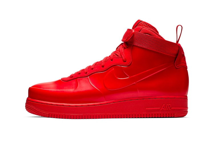 Nike's Air Force 1 Foamposite Gets Swathed in All-Over Red