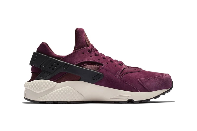 Nike Air Huarache Bordeaux Release Date suede nubuck premium light bone black sneakers shoes 704830-603