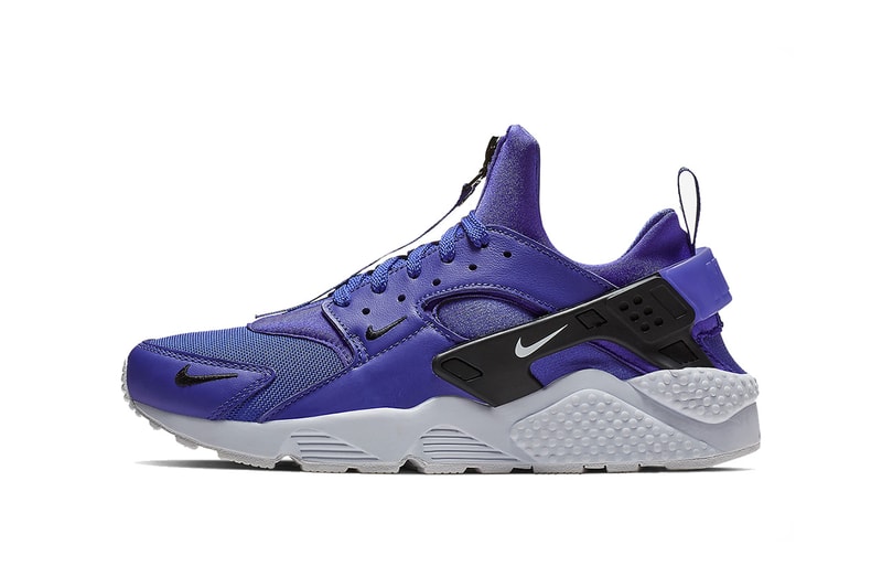 nike air huarache zip black white purple white yellow white 2018 nike sportswear footwear
