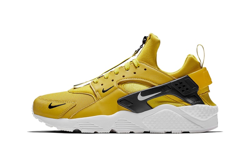 nike air huarache zip black white purple white yellow white 2018 nike sportswear footwear