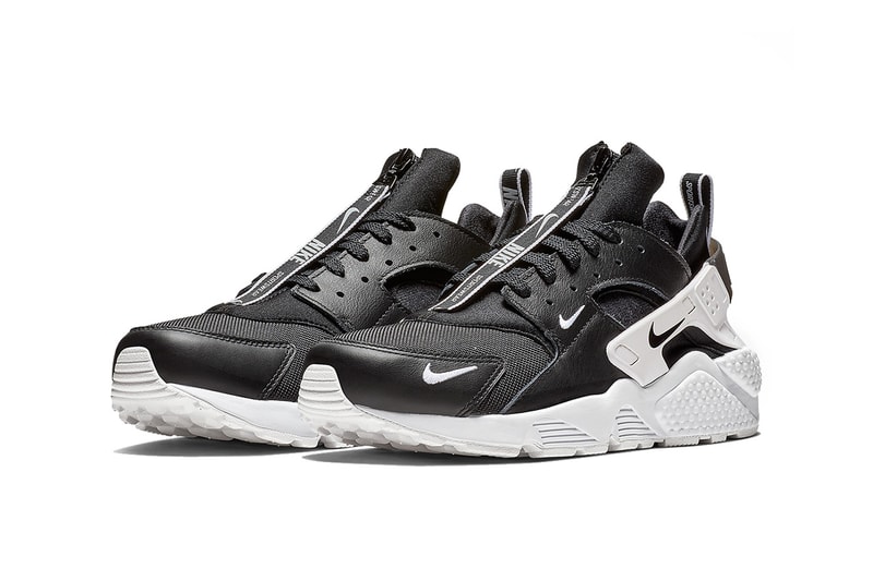 nike air huarache zip black white purple white yellow white 2018 nike sportswear footwear