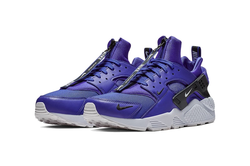 nike air huarache zip black white purple white yellow white 2018 nike sportswear footwear
