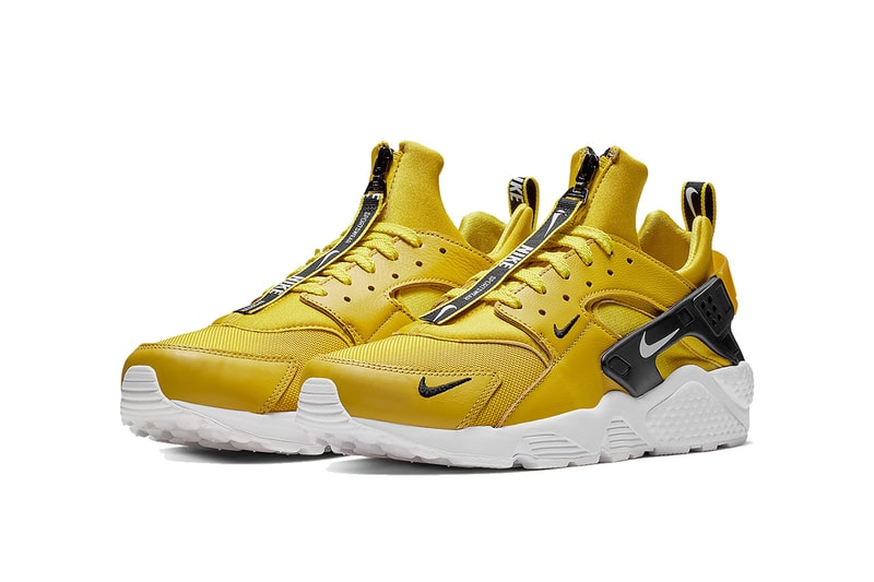 nike air huarache zip black white purple white yellow white 2018 nike sportswear footwear