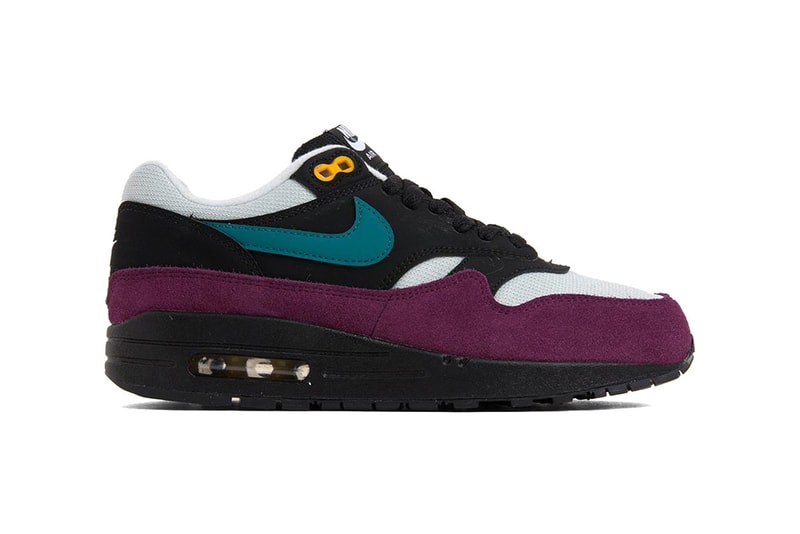 nike air max 1 black geode teal 2018 footwear nike sportswear acg maroon yellow silver grey white gold