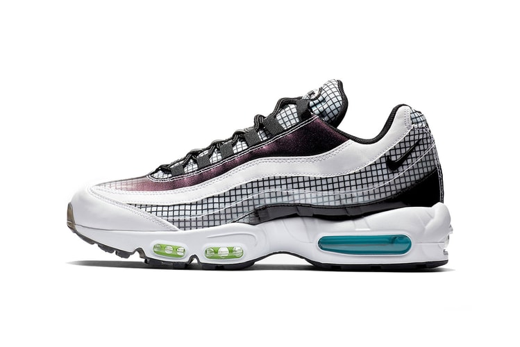 Nike Air Max 95 Matches a "Grid" Underlay With Neon Glow Elements