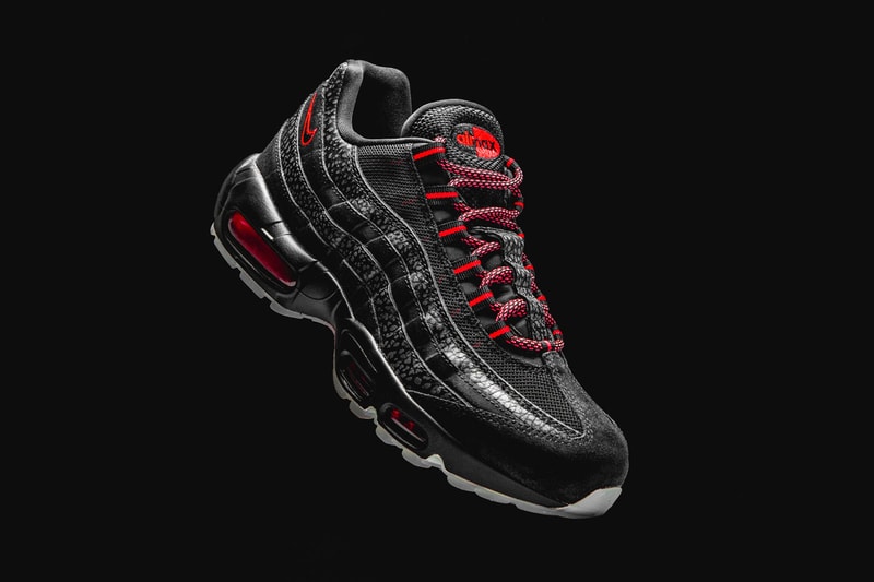 Nike Air Max 95 "Infrared/Black" Release Date black red sneaker 2018 safari print "Keep Rippin Stop Slippin" colorway sneaker