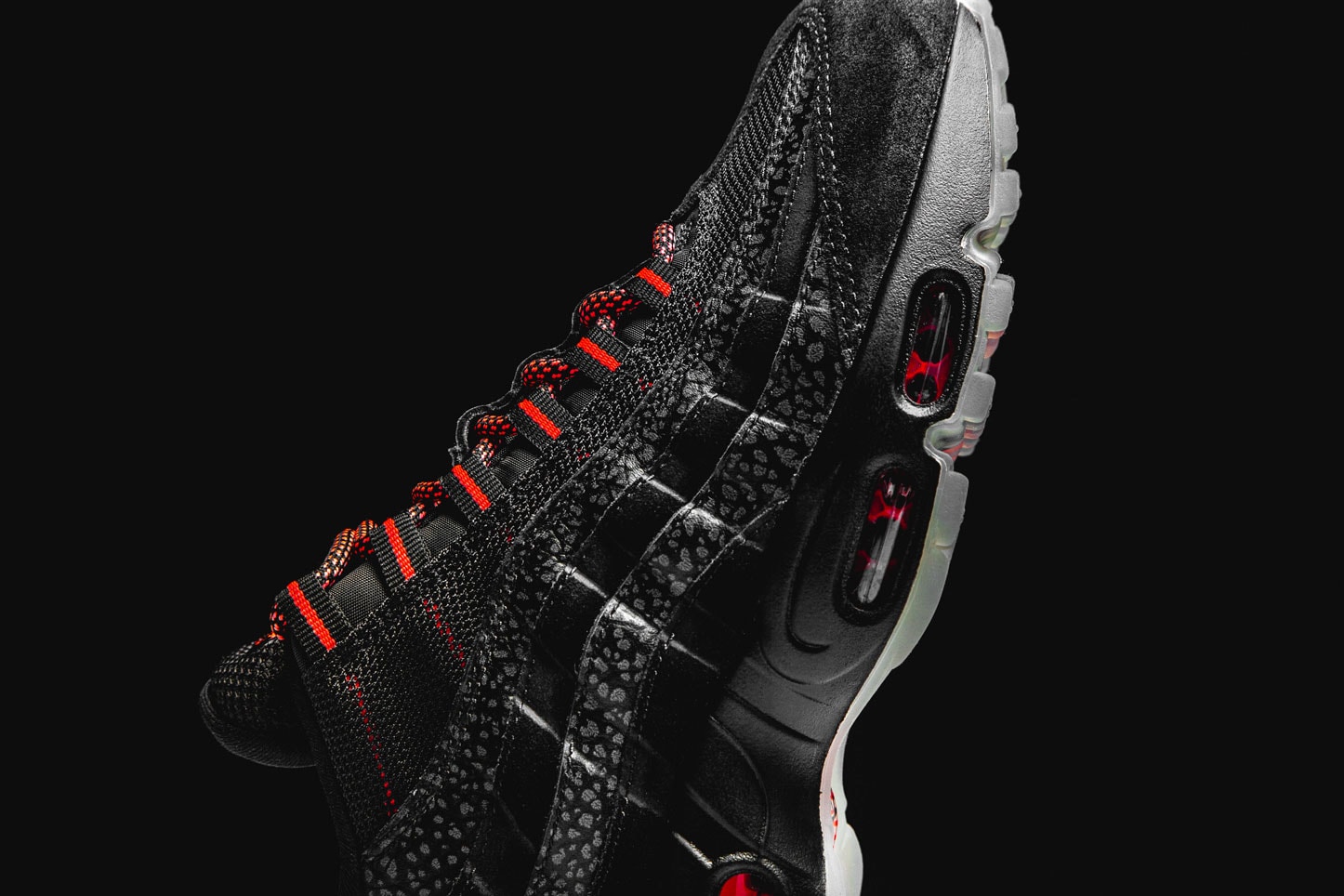 Nike Air Max 95 "Infrared/Black" Release Date black red sneaker 2018 safari print "Keep Rippin Stop Slippin" colorway sneaker
