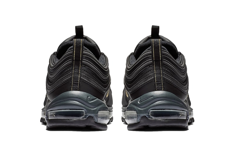 nike air max 97 black metallic gold anthracite 2018 november footwear nike sportwear