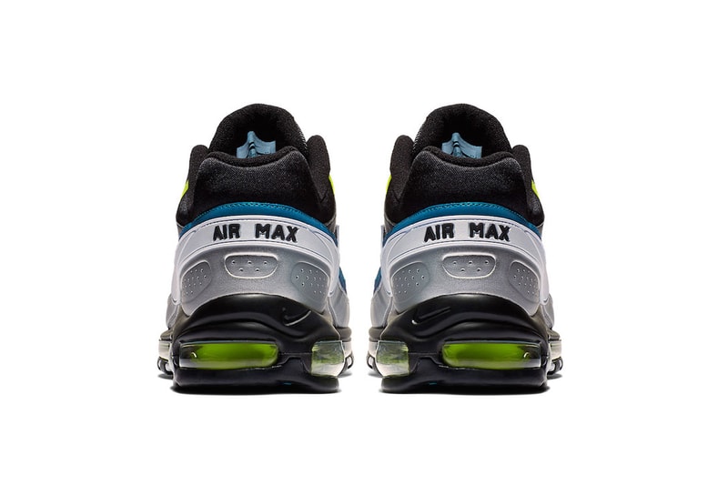 Nike Air Max 97/BW November 2018 Release Date colorways Deep Royal Blue/Black-University Red, another in Metallic Gold/University Red-White-Black, Black/White-Metallic Silver