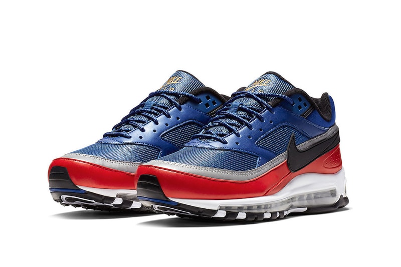 Nike Air Max 97/BW November 2018 Release Date colorways Deep Royal Blue/Black-University Red, another in Metallic Gold/University Red-White-Black, Black/White-Metallic Silver