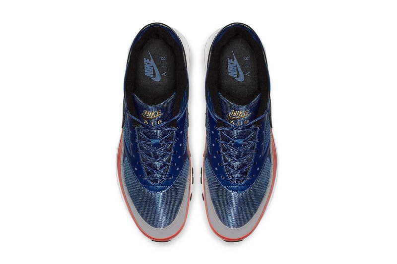 Nike Air Max 97/BW November 2018 Release Date colorways Deep Royal Blue/Black-University Red, another in Metallic Gold/University Red-White-Black, Black/White-Metallic Silver
