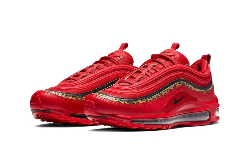 Nike Air Max 97 Red Leather & Leopard Print colorway Release Date info price sneaker november 2018 