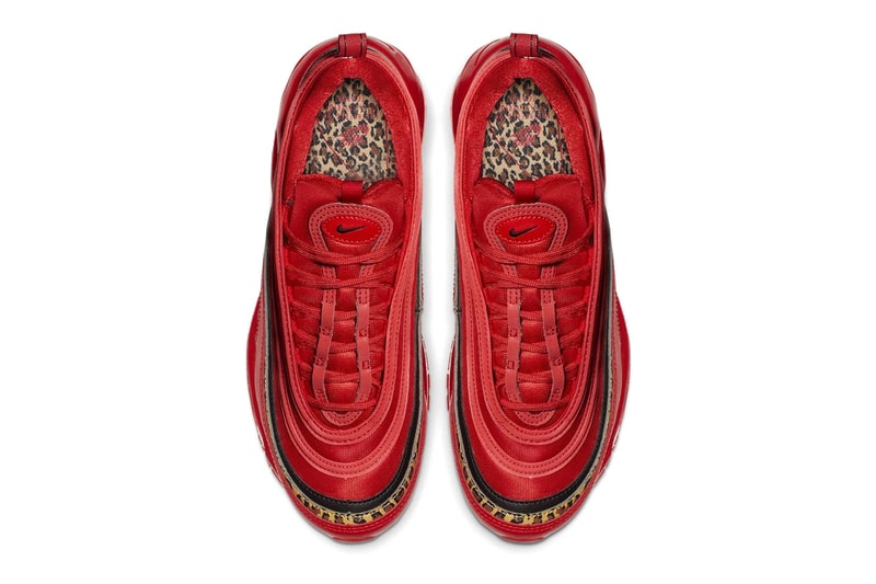 Nike Air Max 97 Red Leather & Leopard Print colorway Release Date info price sneaker november 2018 