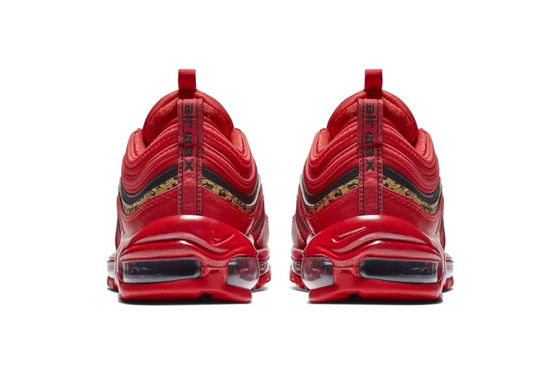Nike Air Max 97 Red Leather & Leopard Print colorway Release Date info price sneaker november 2018 