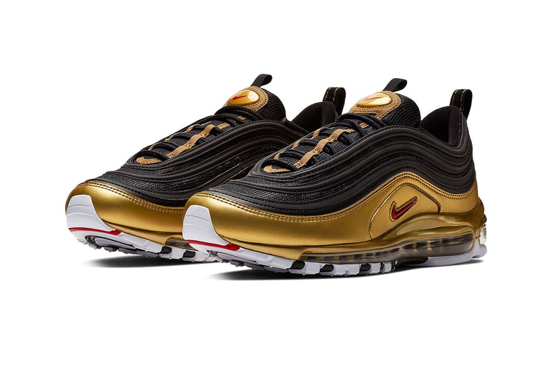 Nike Air Max 97 Metallic Pack Release Date gold silver november 9 2018 AT5458-100 AT5458-002 AT5458-001 colorway
