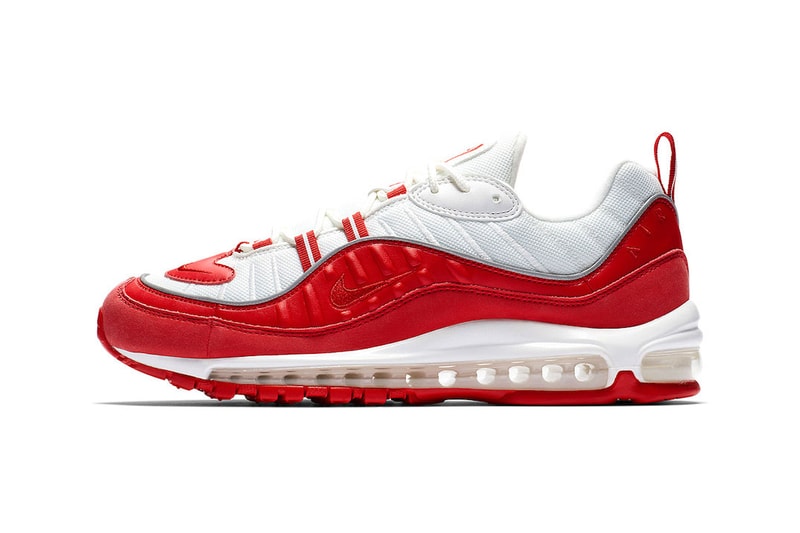 Nike Air Max 98 "University Red" supreme Release Info date price colorway sneaker purchase november 2018