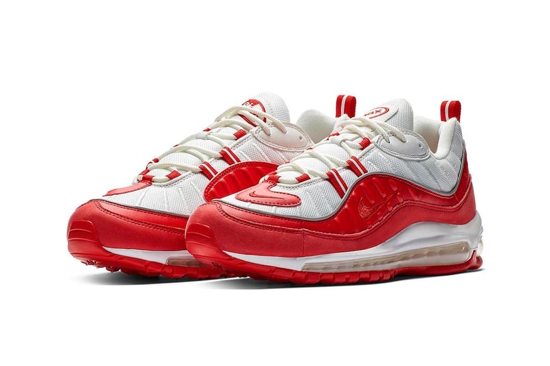 Nike Air Max 98 "University Red" supreme Release Info date price colorway sneaker purchase november 2018