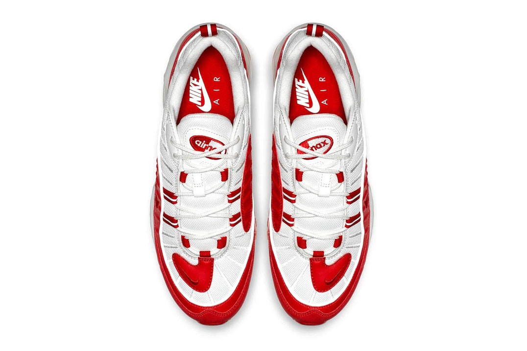 Nike Air Max 98 "University Red" supreme Release Info date price colorway sneaker purchase november 2018