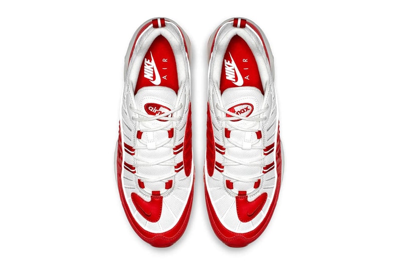 Nike Air Max 98 "University Red" supreme Release Info date price colorway sneaker purchase november 2018