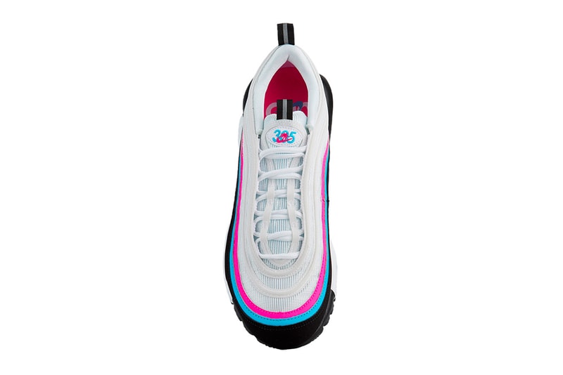 Nike Air Max Plus 97 Miami Vice Release Info Date White Blue Gale Black Laser Fuchsia Info Date Heat NBA