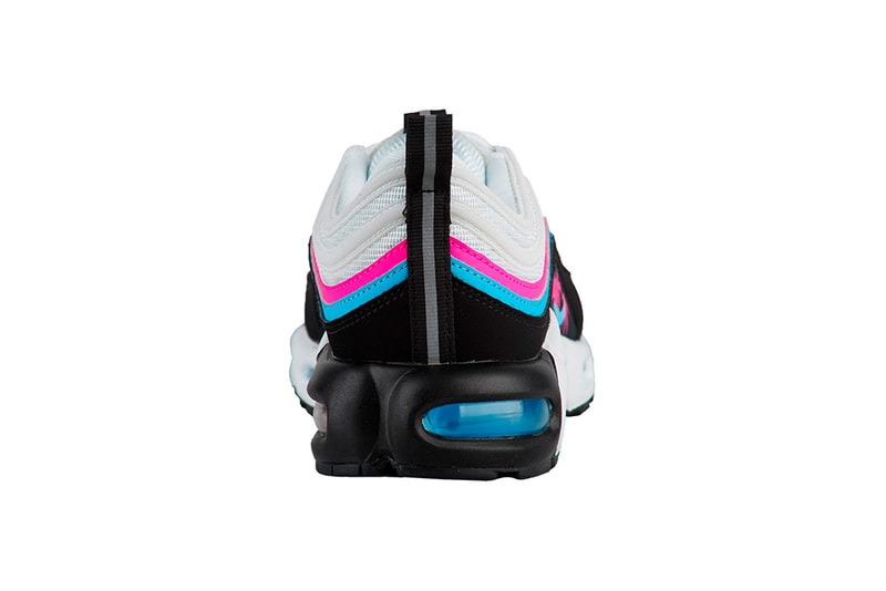 Nike Air Max Plus 97 Miami Vice Release Info Date White Blue Gale Black Laser Fuchsia Info Date Heat NBA
